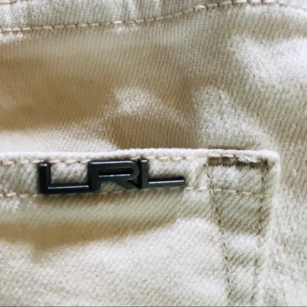 LRL LAUREN JEANS CO. RALPH LAUREN CREAM SIZE 6 - Picture 5 of 8